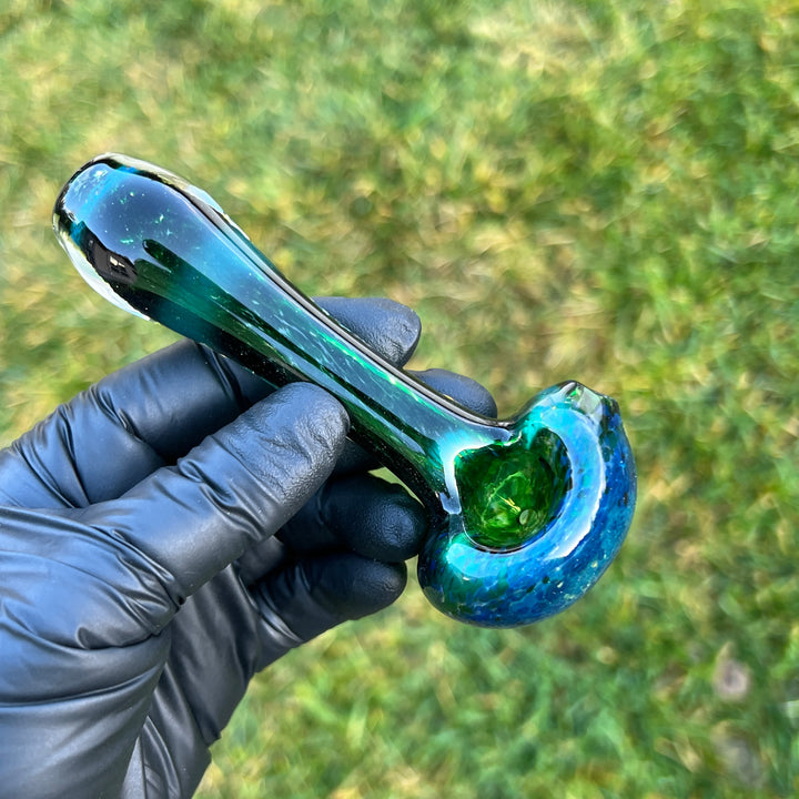 Experimental Jade Pipe Glass Pipe Beezy Glass   