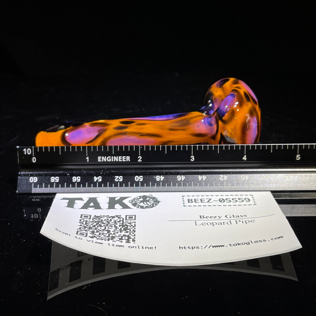 Leopard Pipe Glass Pipe Beezy Glass   