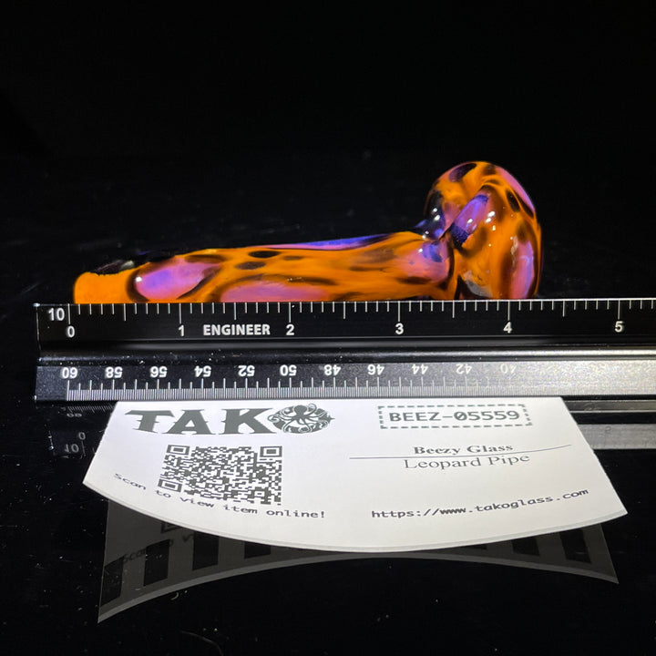 Leopard Pipe Glass Pipe Beezy Glass   