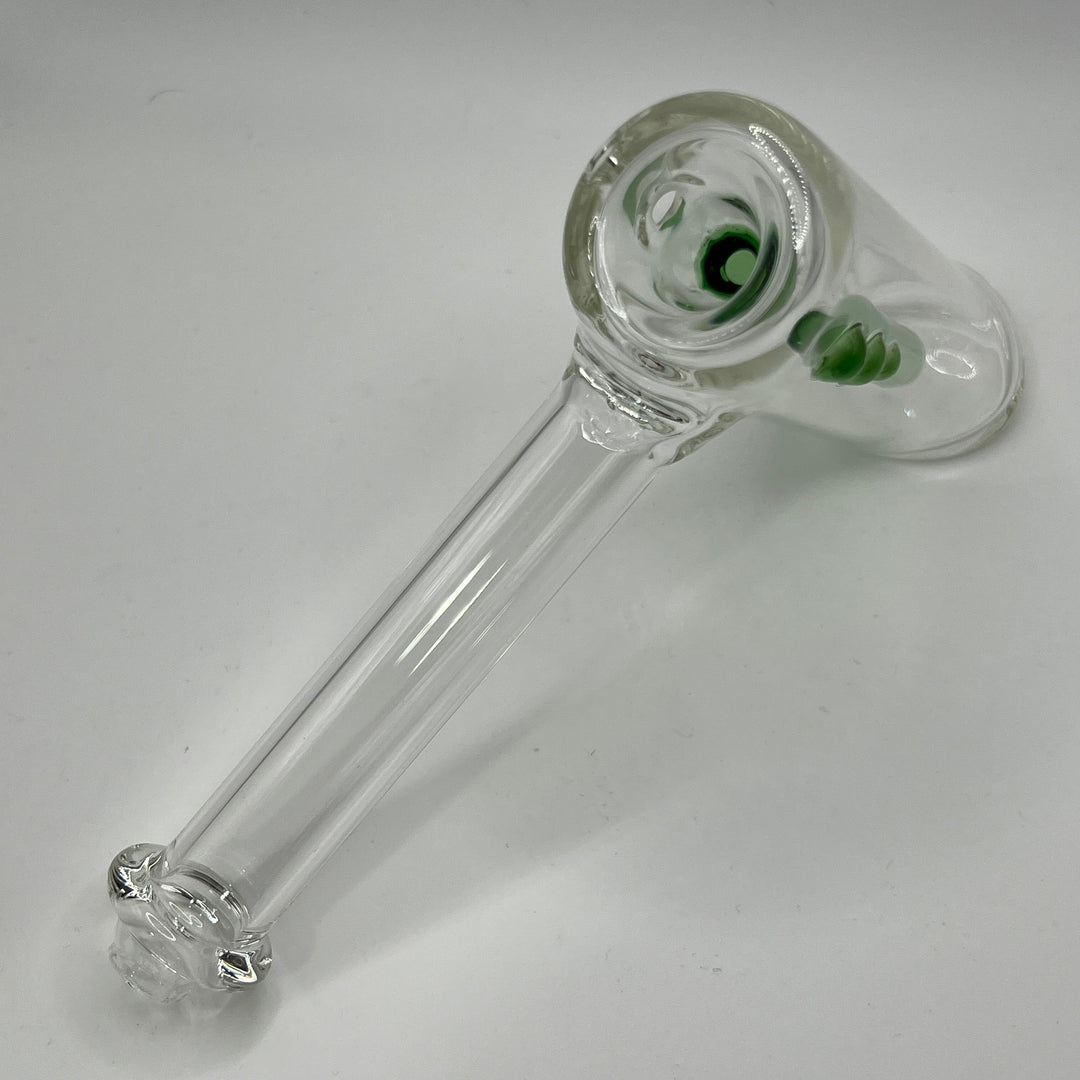 Clear Hammer Bubbler Glass Pipe Mary Jane's Glass   