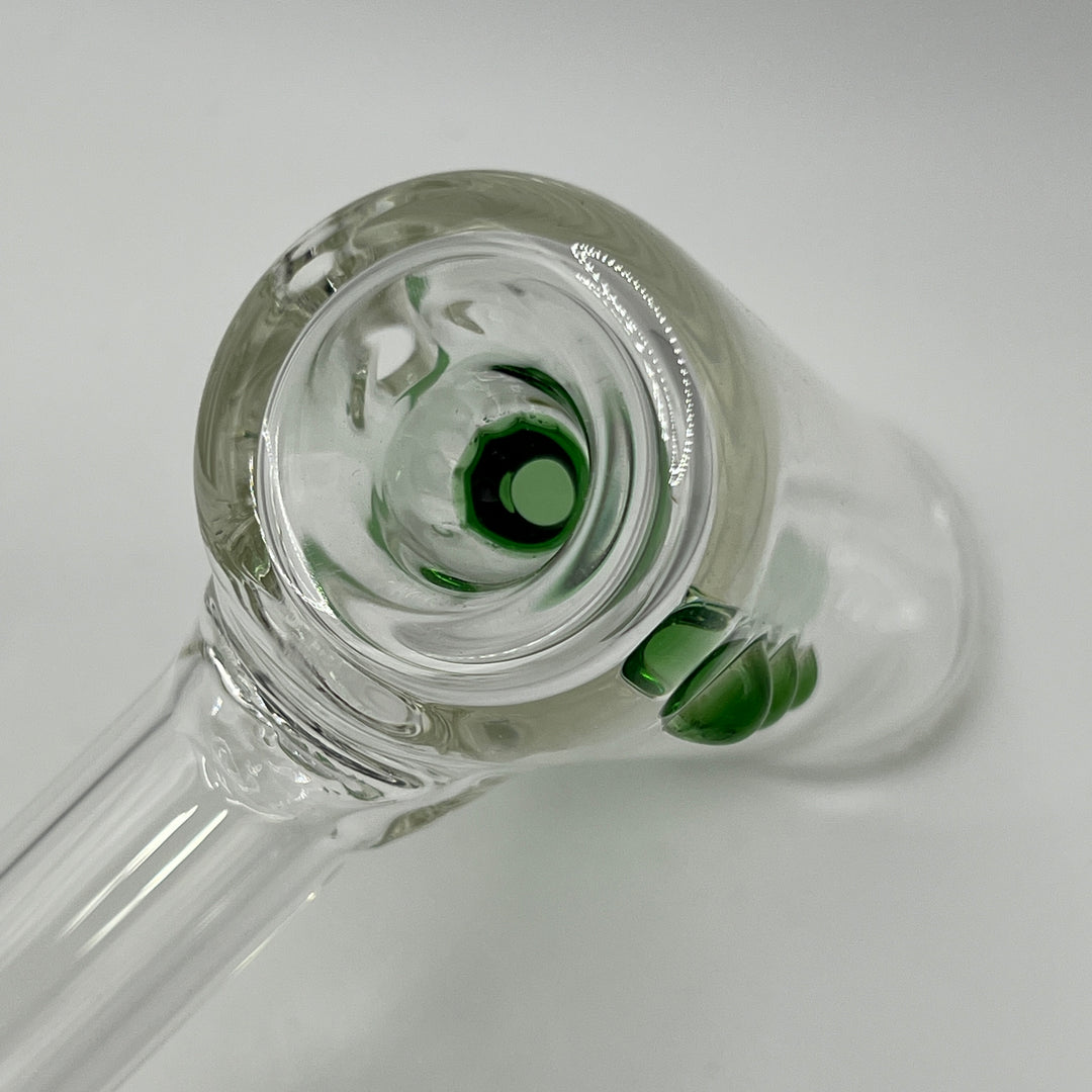 Clear Hammer Bubbler Glass Pipe Mary Jane's Glass   