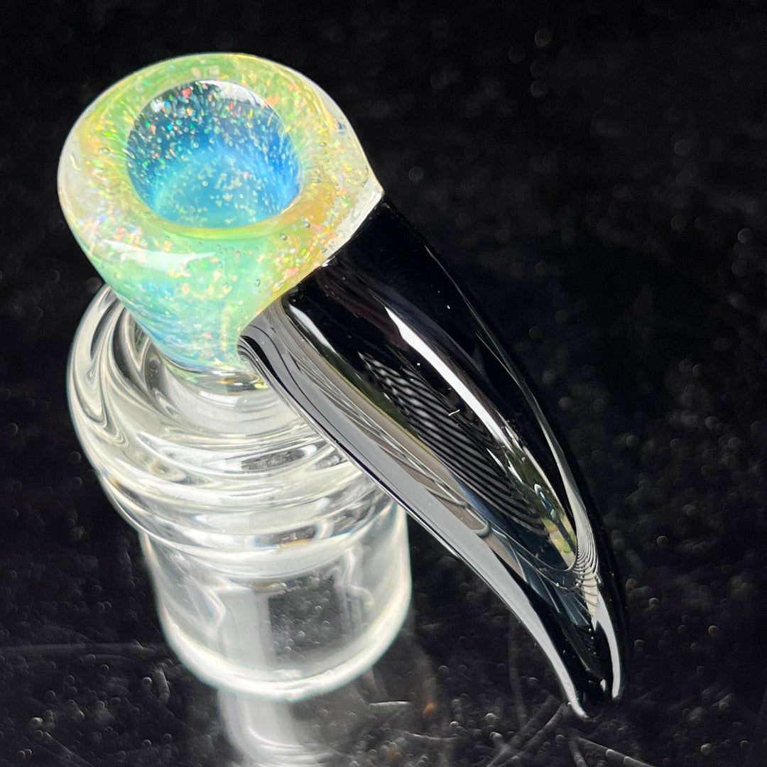 14mm Crushed Opal Horn Martini Pull Slide Accessory AJ Surf City Tubes   