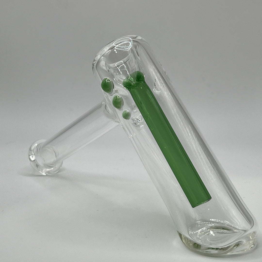 Clear Hammer Bubbler Glass Pipe Mary Jane's Glass   