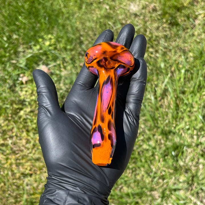 Leopard Pipe Glass Pipe Beezy Glass   