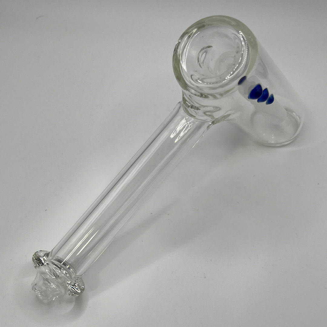 Clear Hammer Bubbler Glass Pipe Mary Jane's Glass   