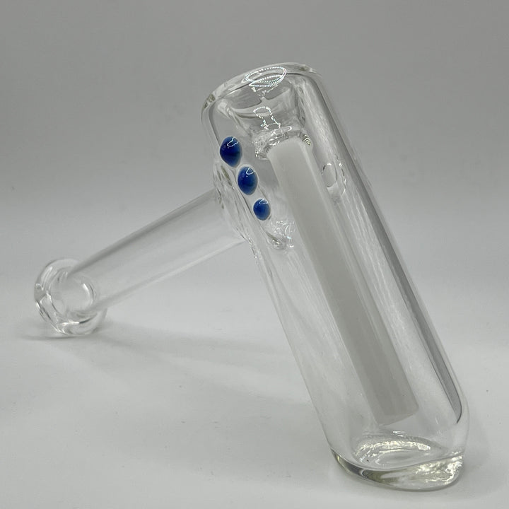 Clear Hammer Bubbler Glass Pipe Mary Jane's Glass   