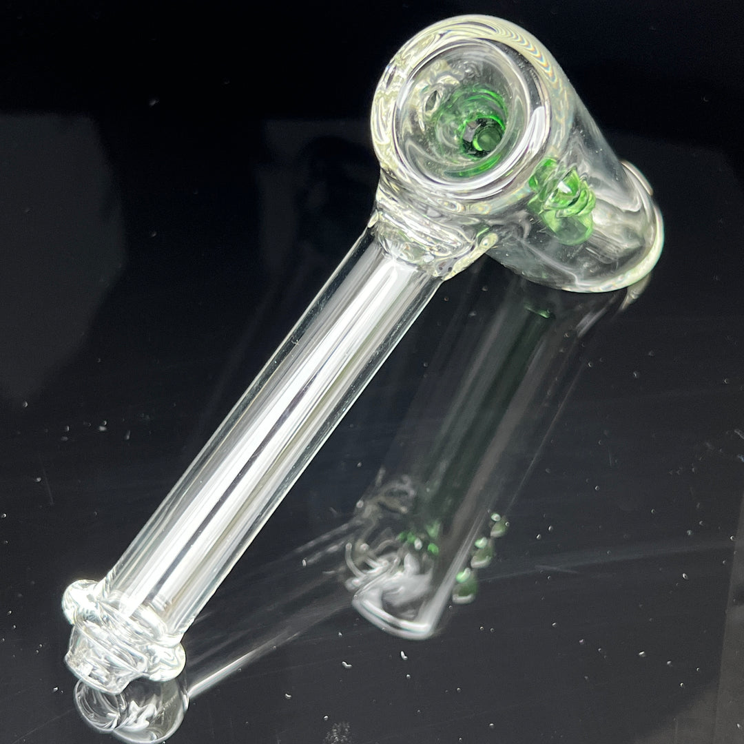 Clear Hammer Bubbler Glass Pipe Mary Jane's Glass   