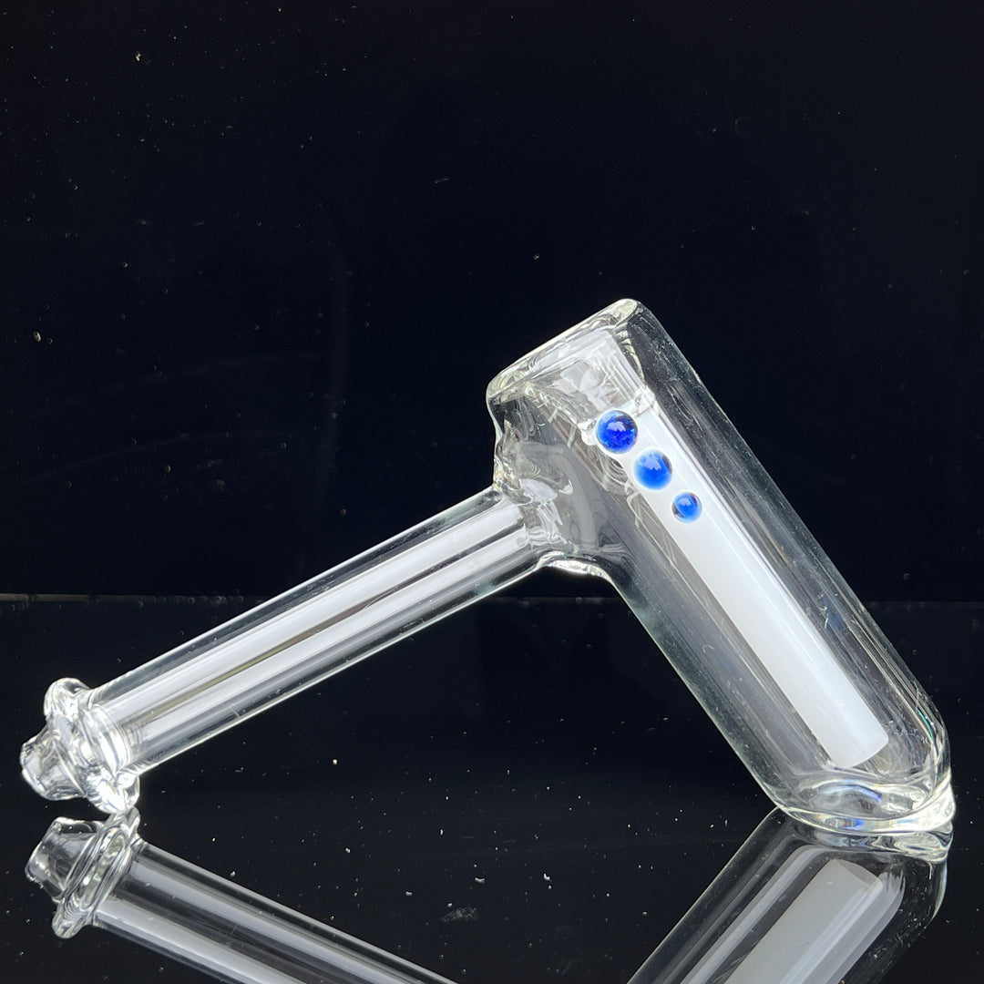 Clear Hammer Bubbler Glass Pipe Mary Jane's Glass   