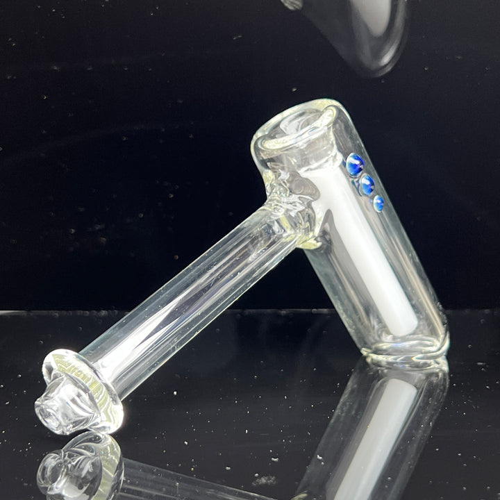 Clear Hammer Bubbler Glass Pipe Mary Jane's Glass   