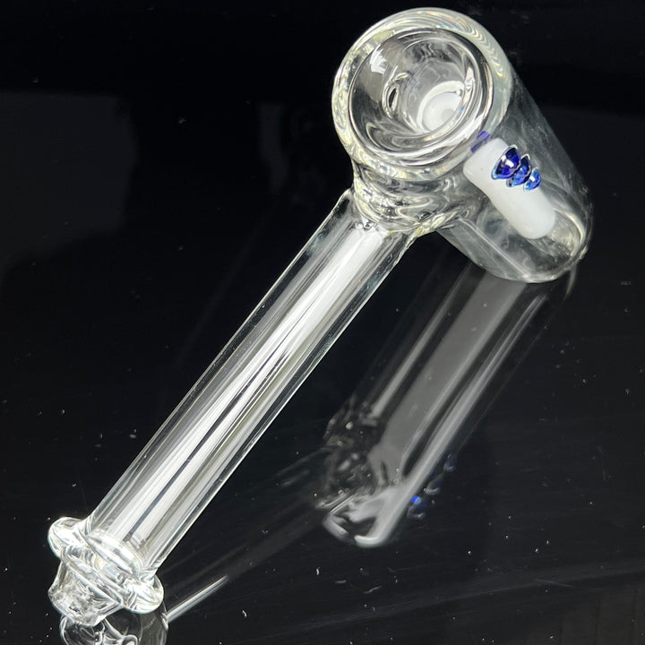 Clear Hammer Bubbler Glass Pipe Mary Jane's Glass   