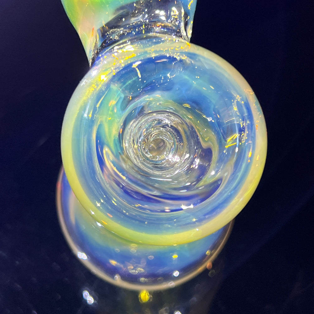 Fumed Bubbler Glass Pipe Mary Jane's Glass   