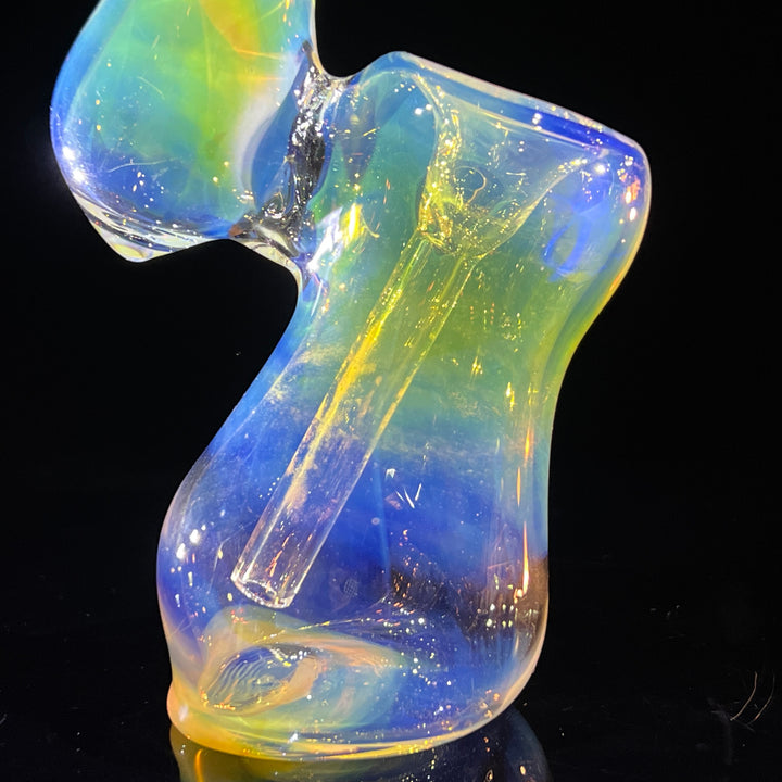 Fumed Bubbler Glass Pipe Mary Jane's Glass   