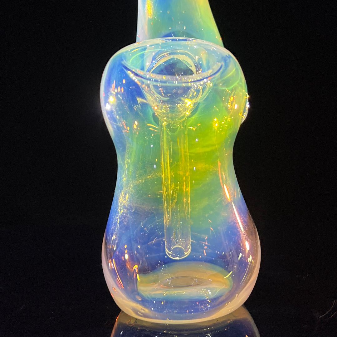 Fumed Bubbler Glass Pipe Mary Jane's Glass   