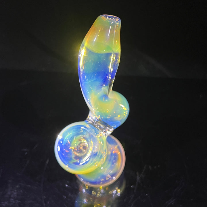 Fumed Bubbler Glass Pipe Mary Jane's Glass   