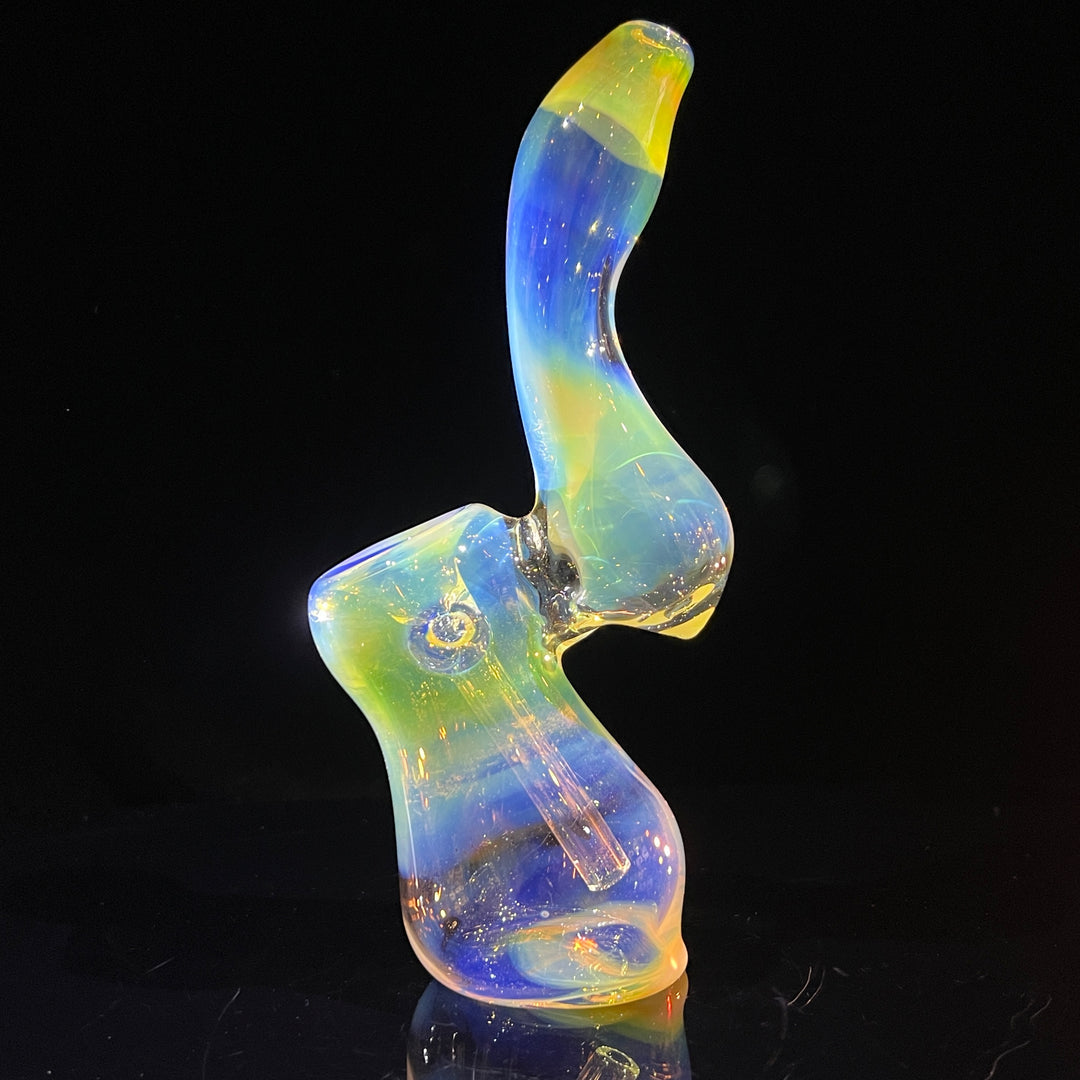 Fumed Bubbler Glass Pipe Mary Jane's Glass   