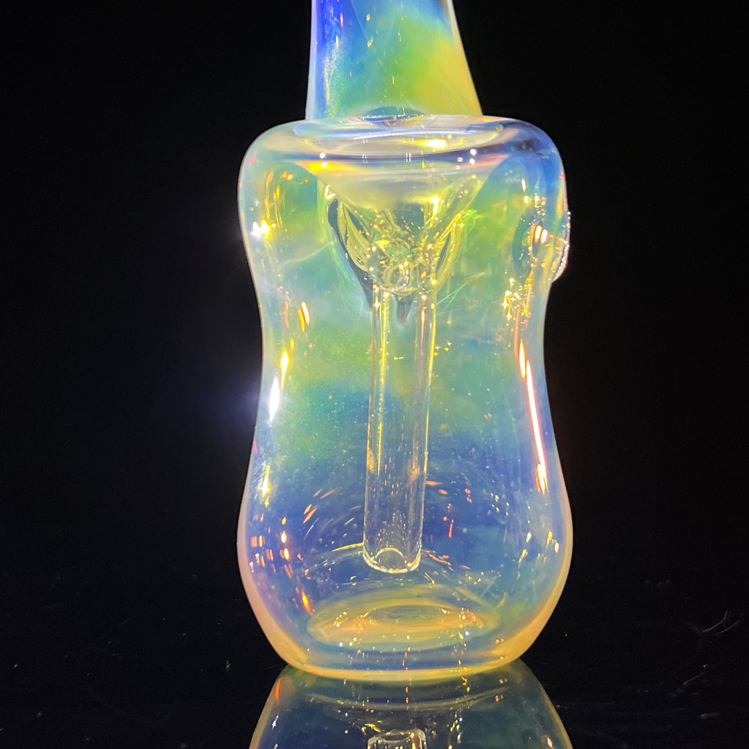 Fumed Bubbler Glass Pipe Mary Jane's Glass   