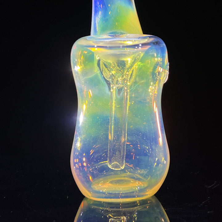 Fumed Bubbler Glass Pipe Mary Jane's Glass   