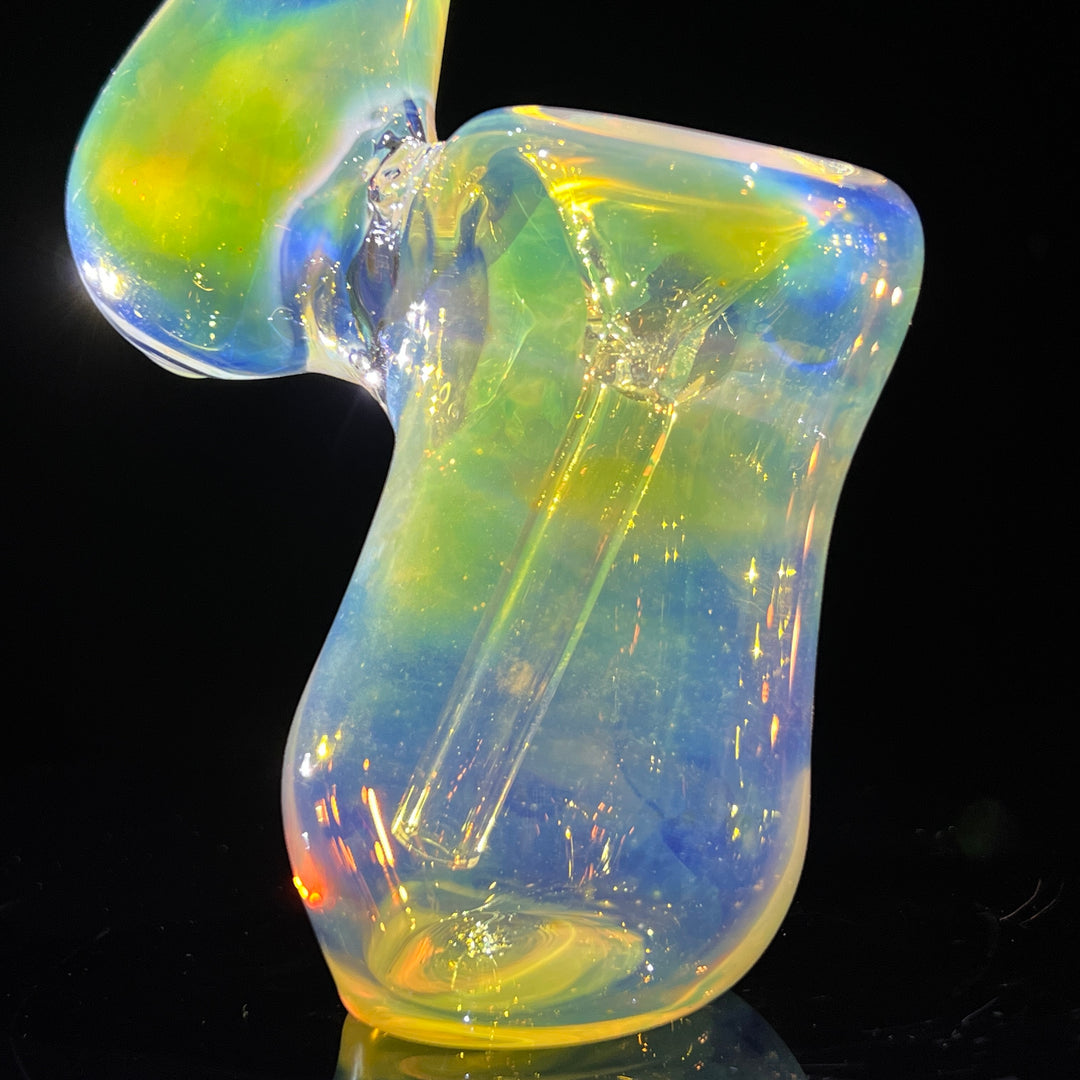 Fumed Bubbler Glass Pipe Mary Jane's Glass   