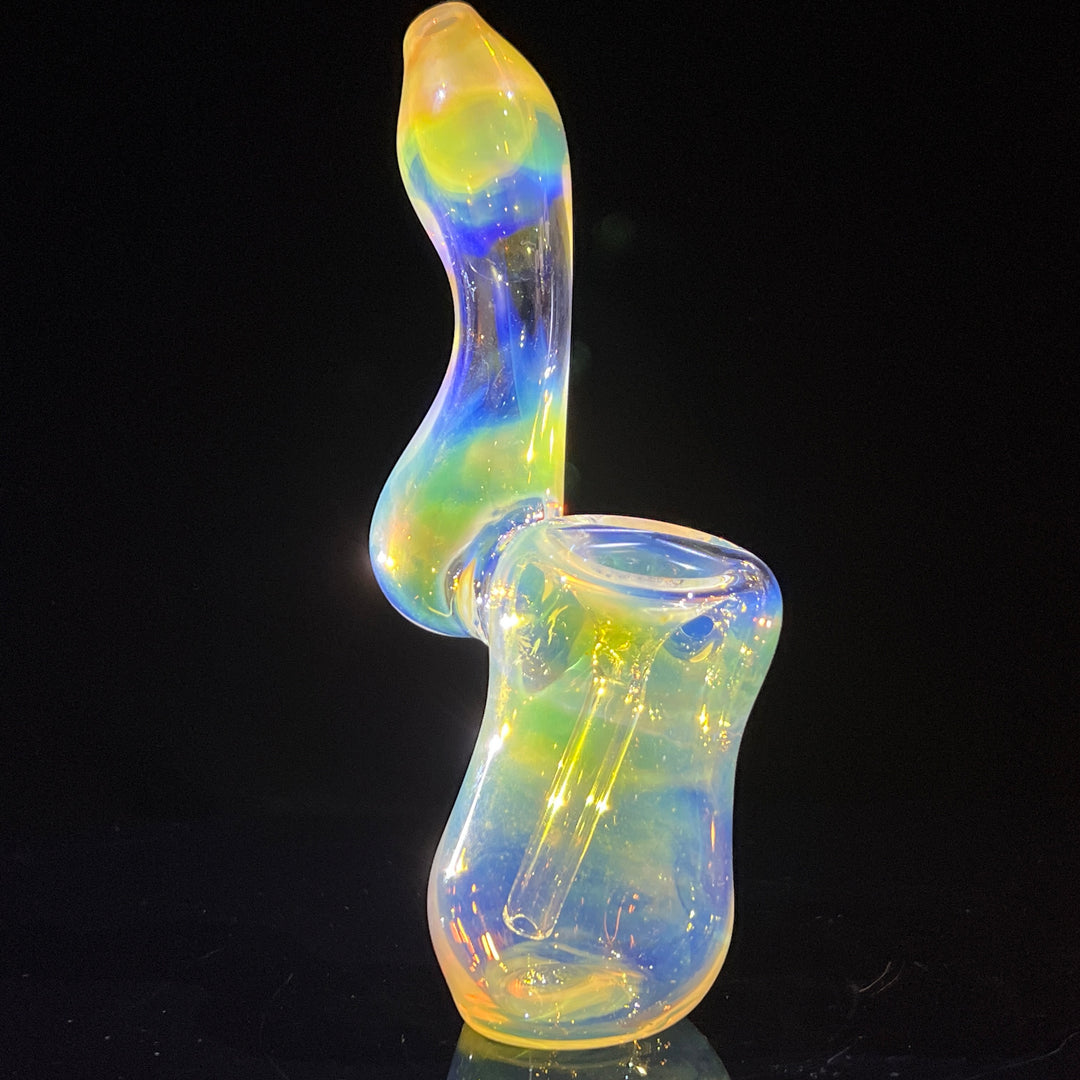 Fumed Bubbler Glass Pipe Mary Jane's Glass   