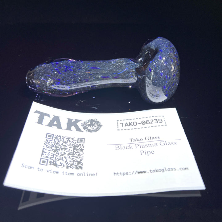 Black Plasma Glass Pipe Glass Pipe Tako Glass   