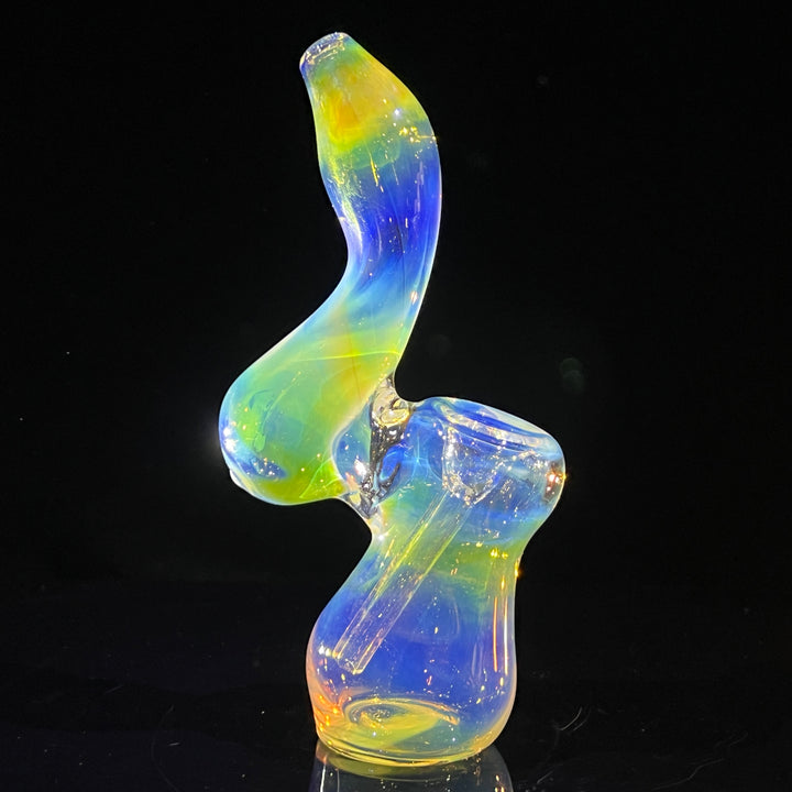 Fumed Bubbler Glass Pipe Mary Jane's Glass   