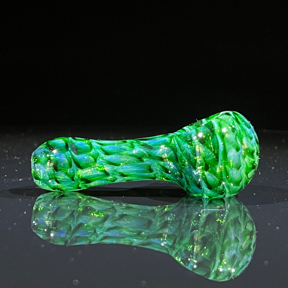 Exp Green Pocket Pipe & Case Combo Glass Pipe Jedi Glassworks