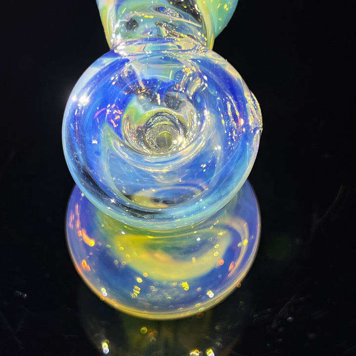 Fumed Bubbler Glass Pipe Mary Jane's Glass   