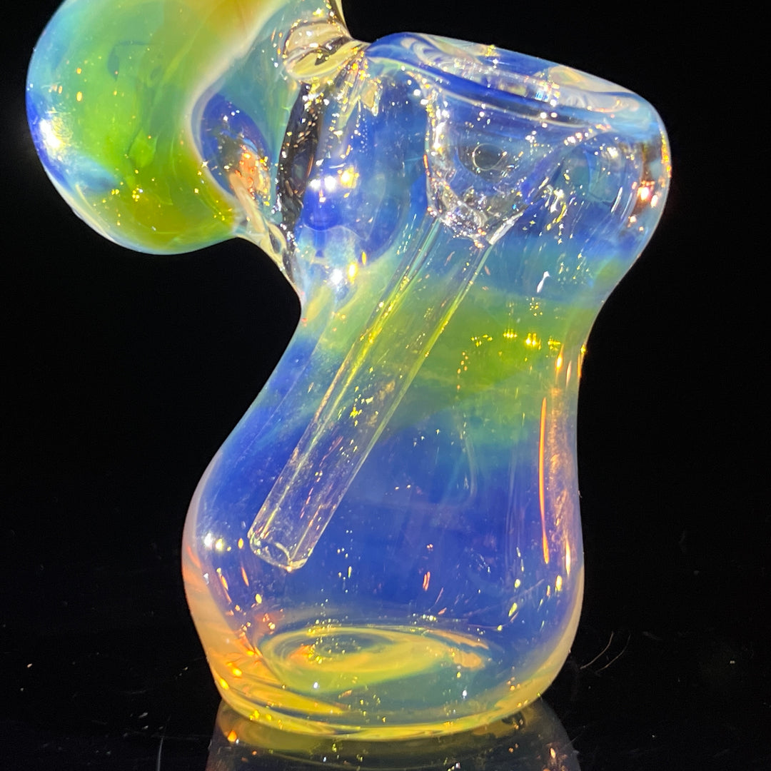 Fumed Bubbler Glass Pipe Mary Jane's Glass   