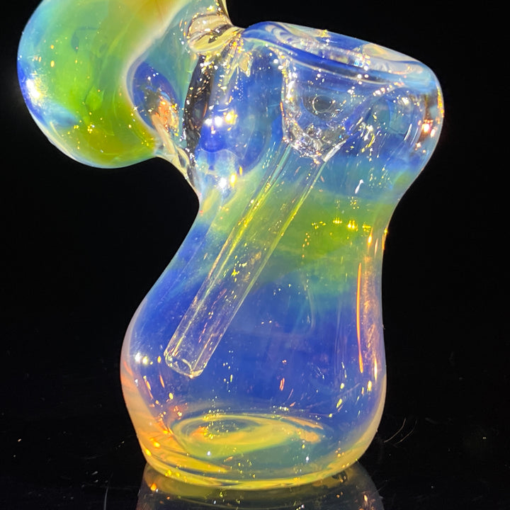 Fumed Bubbler Glass Pipe Mary Jane's Glass   