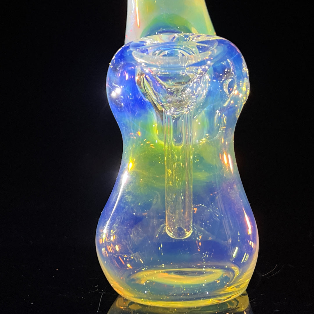 Fumed Bubbler Glass Pipe Mary Jane's Glass   