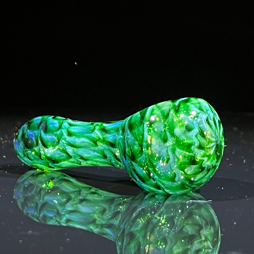 Exp Green Pocket Pipe & Case Combo Glass Pipe Jedi Glassworks