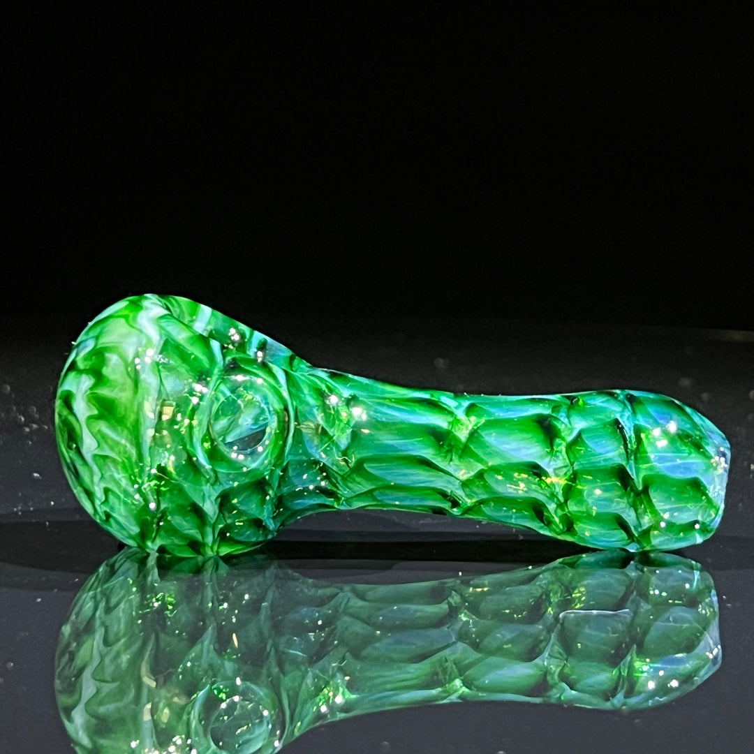 Exp Green Pocket Pipe & Case Combo Glass Pipe Jedi Glassworks