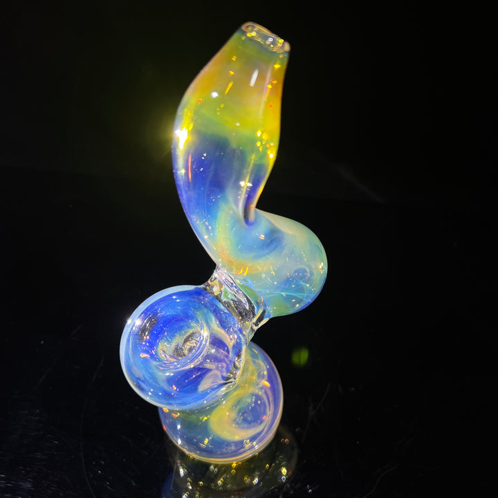 Fumed Bubbler Glass Pipe Mary Jane's Glass   