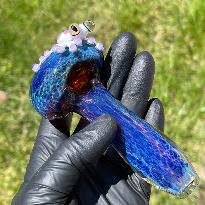 Beezy x Tako Collab Frog Pipe Glass Pipe Tako Glass   