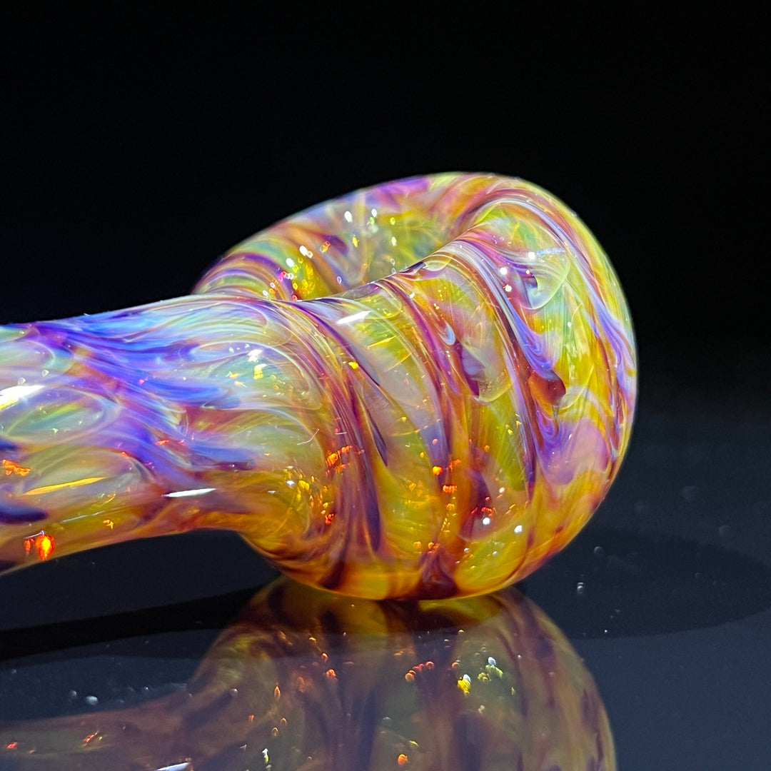 Multi-colored Purple Pipe Glass Pipe Jedi Glassworks