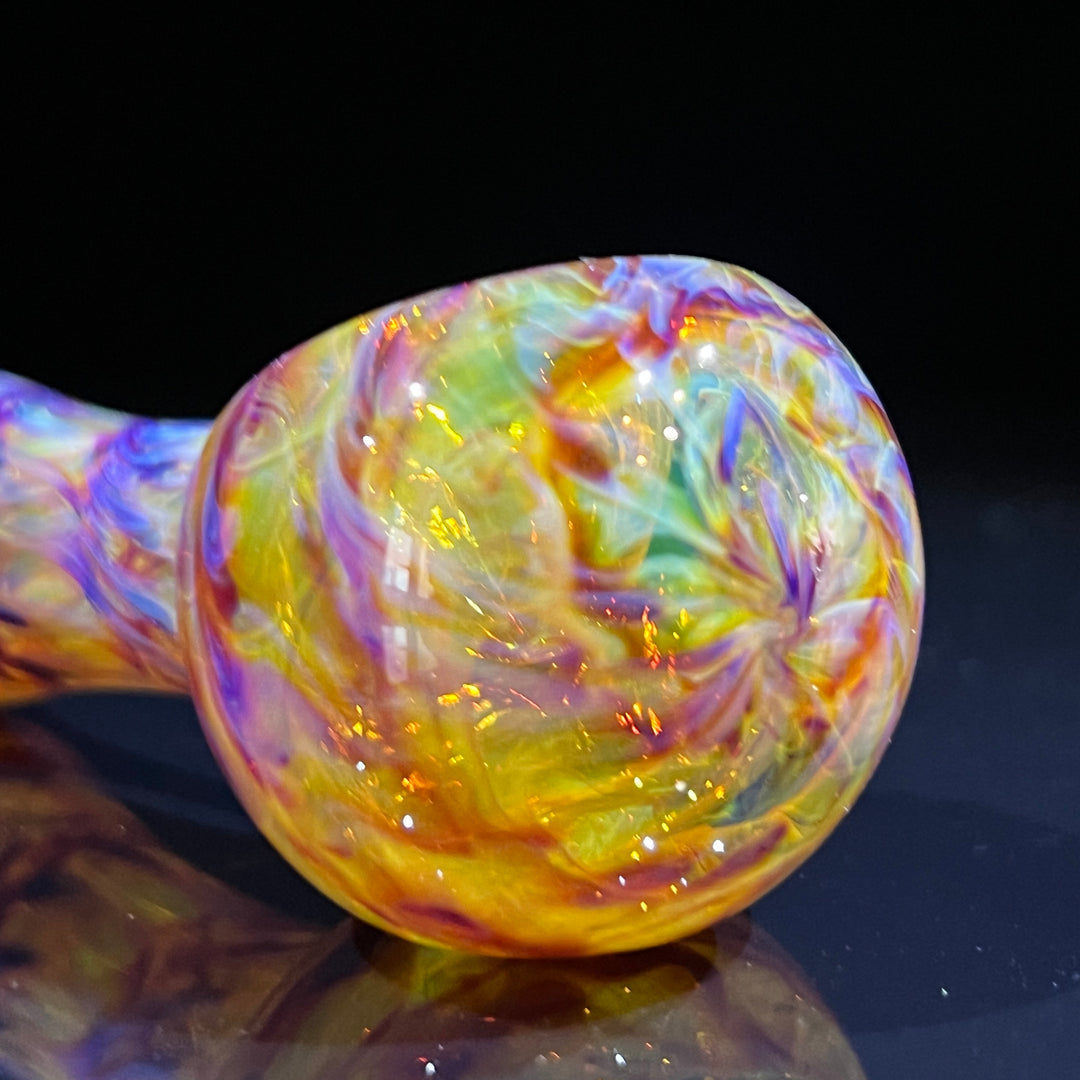 Multi-colored Purple Pipe Glass Pipe Jedi Glassworks