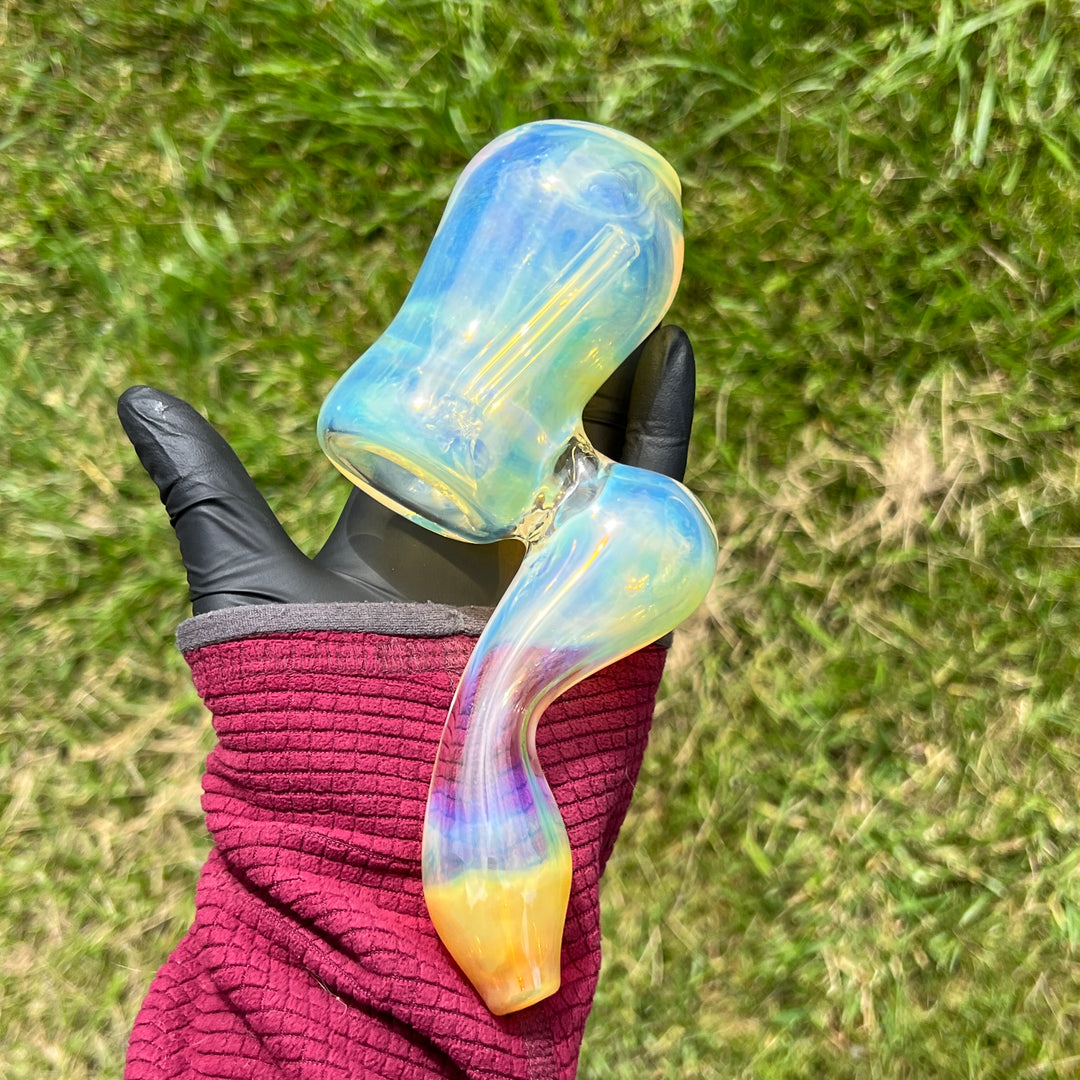 Fumed Bubbler Glass Pipe Mary Jane's Glass   