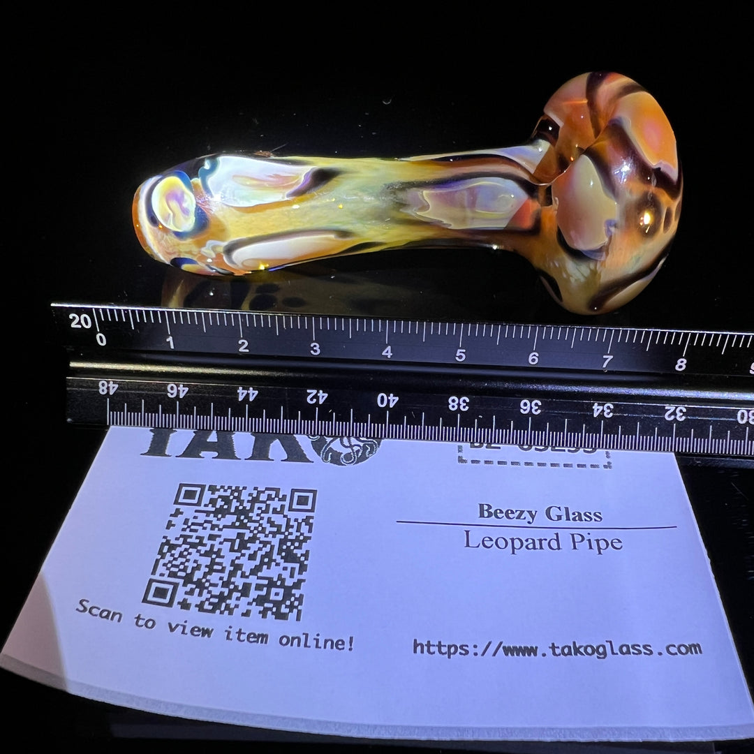 Leopard Pipe Glass Pipe Beezy Glass   