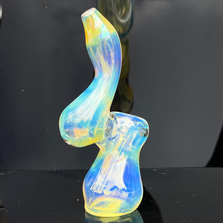 Fumed Bubbler Glass Pipe Mary Jane's Glass   