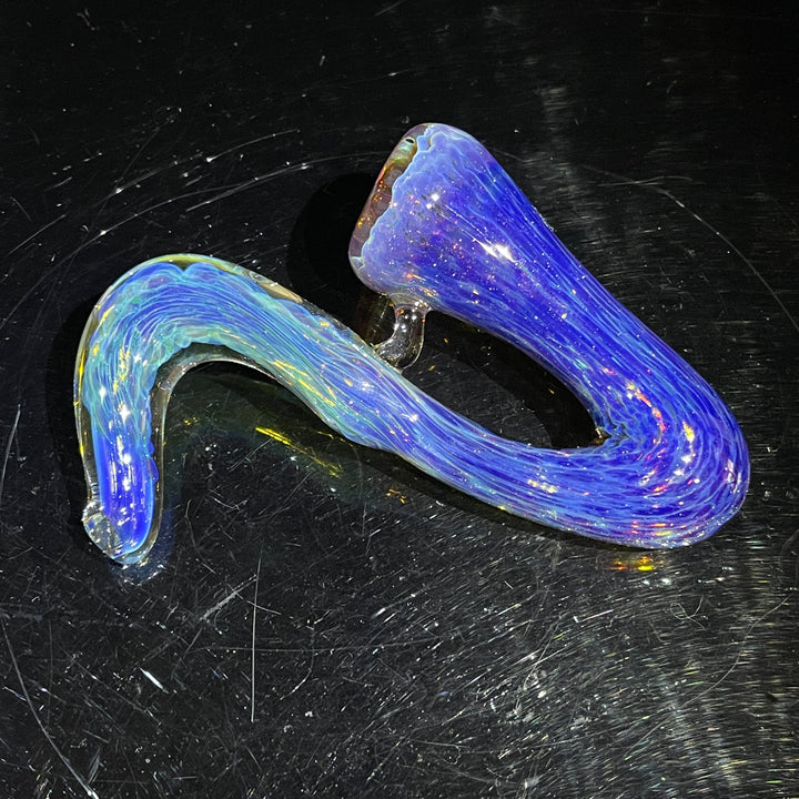 Purple Nebula Swoop Pipe Glass Pipe Tako Glass   