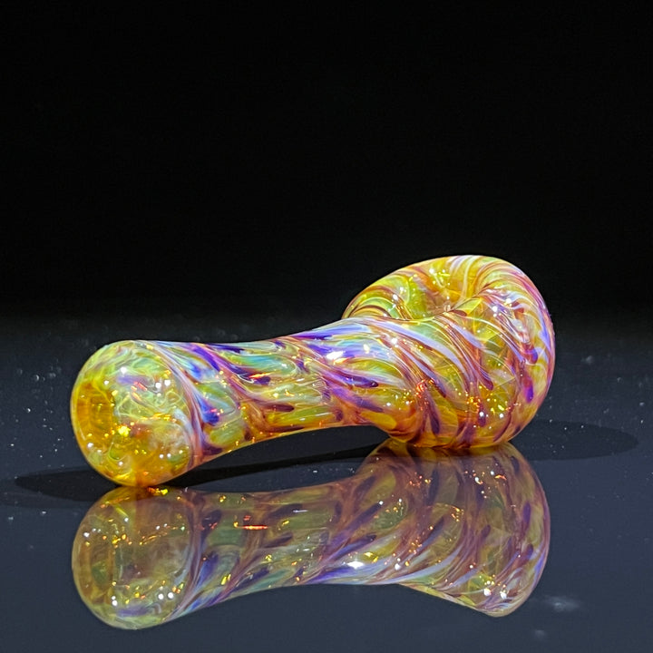 Multi-colored Purple Pipe Glass Pipe Jedi Glassworks