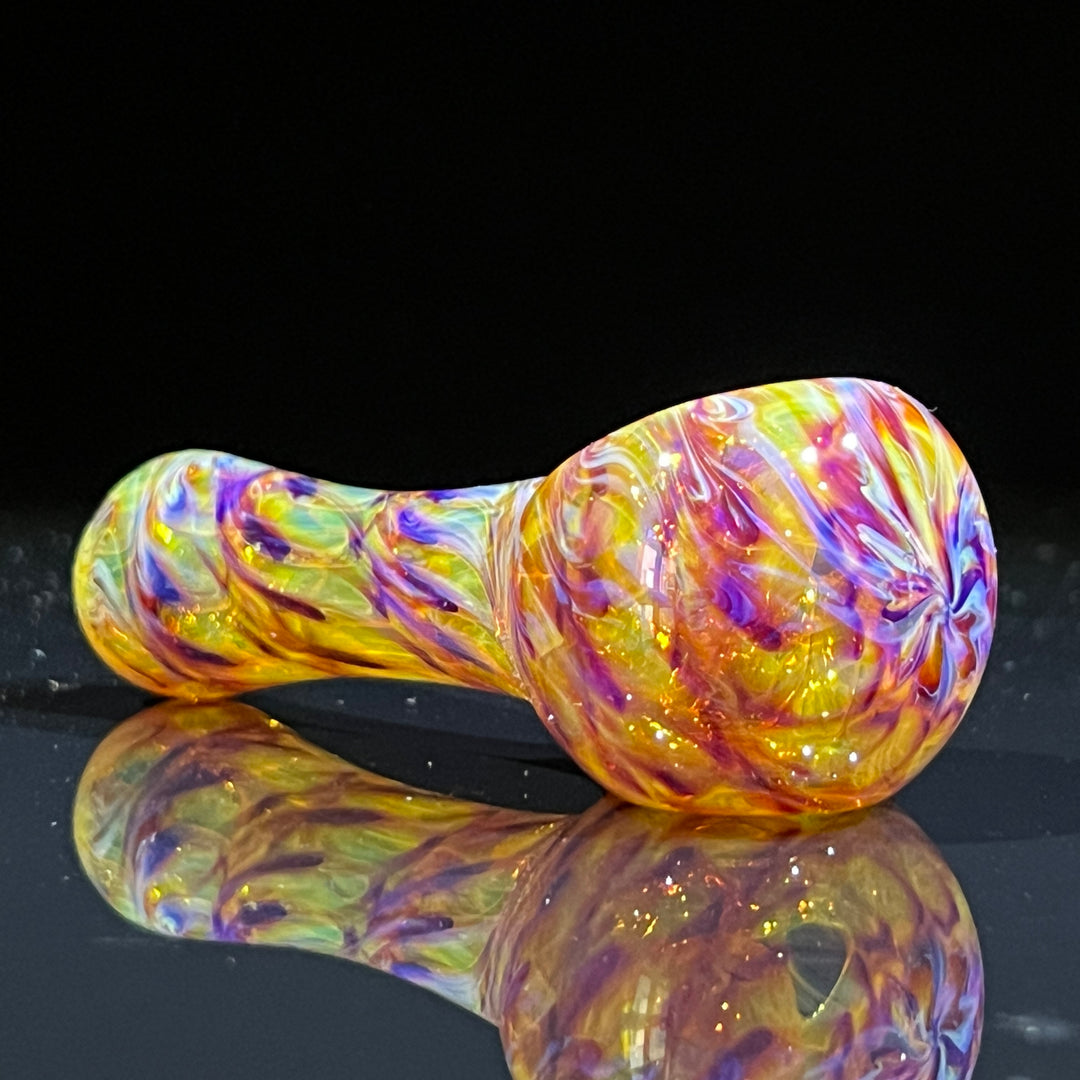 Multi-colored Purple Pipe Glass Pipe Jedi Glassworks