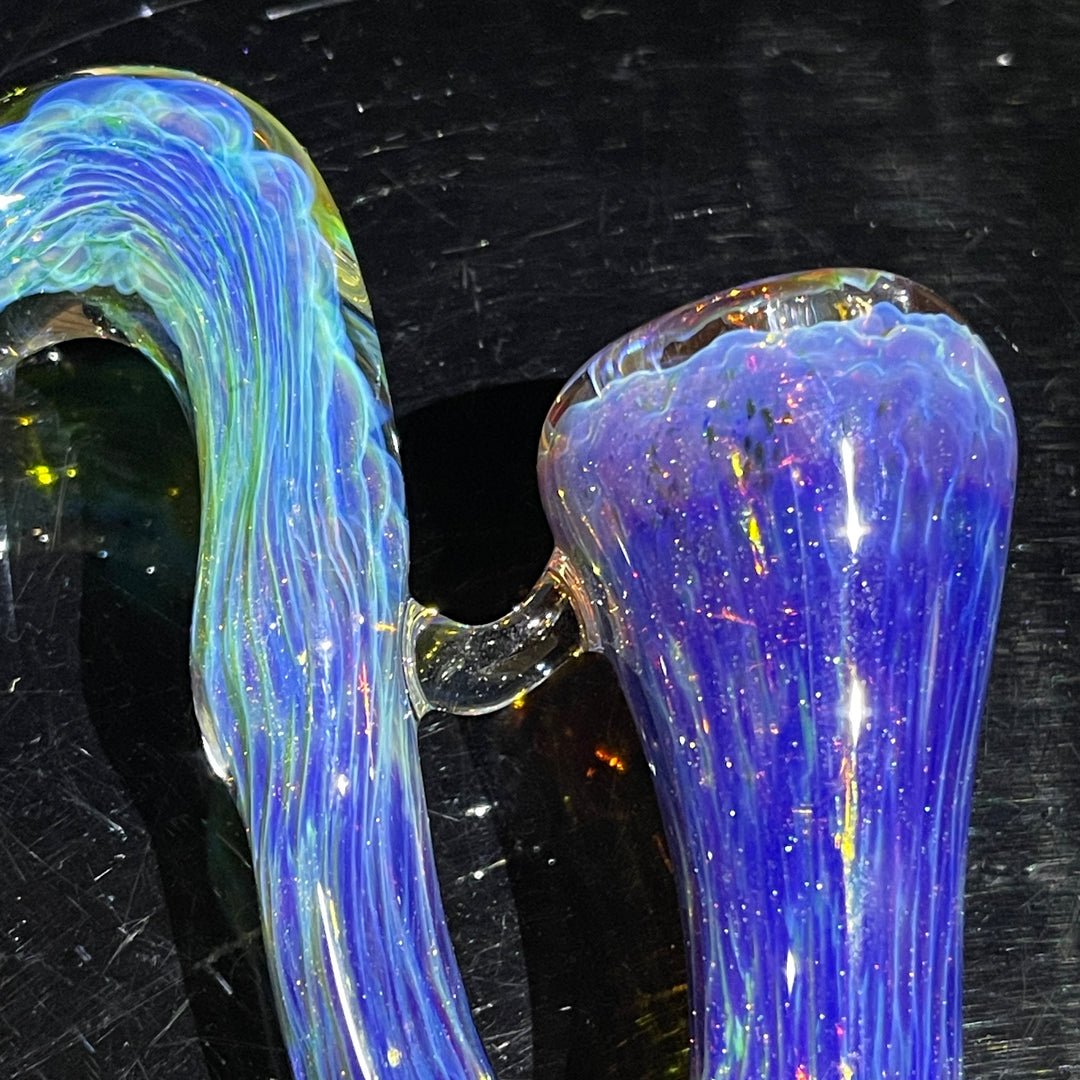 Purple Nebula Swoop Pipe Glass Pipe Tako Glass   