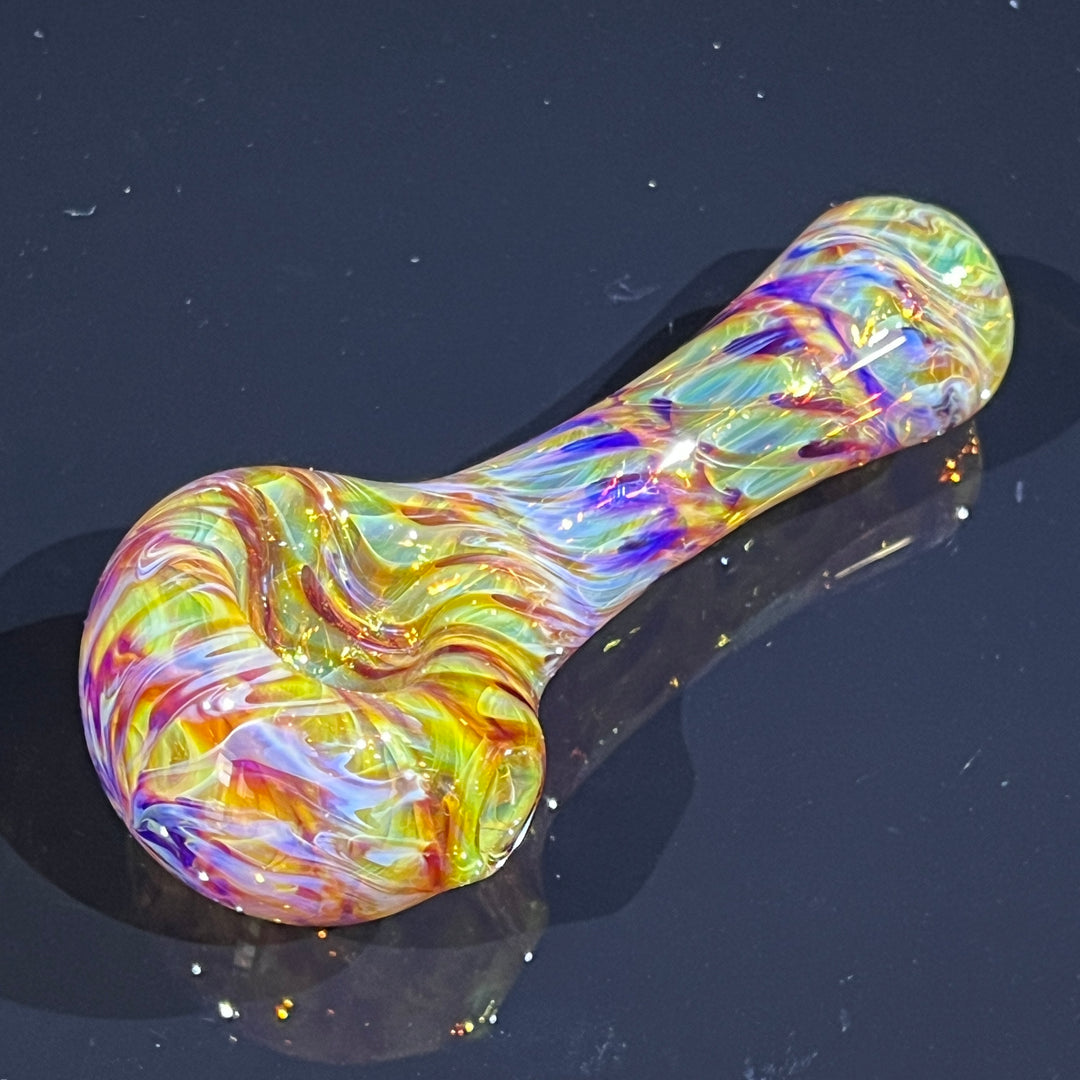 Multi-colored Purple Pipe Glass Pipe Jedi Glassworks