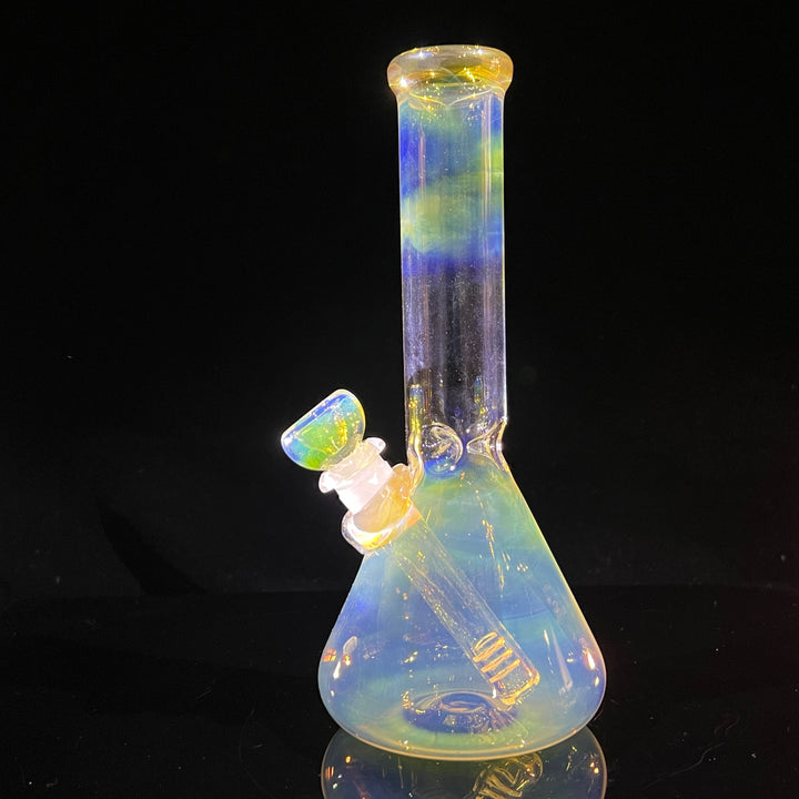 8" Fumed Beaker Bong Glass Pipe Mary Jane's Glass   