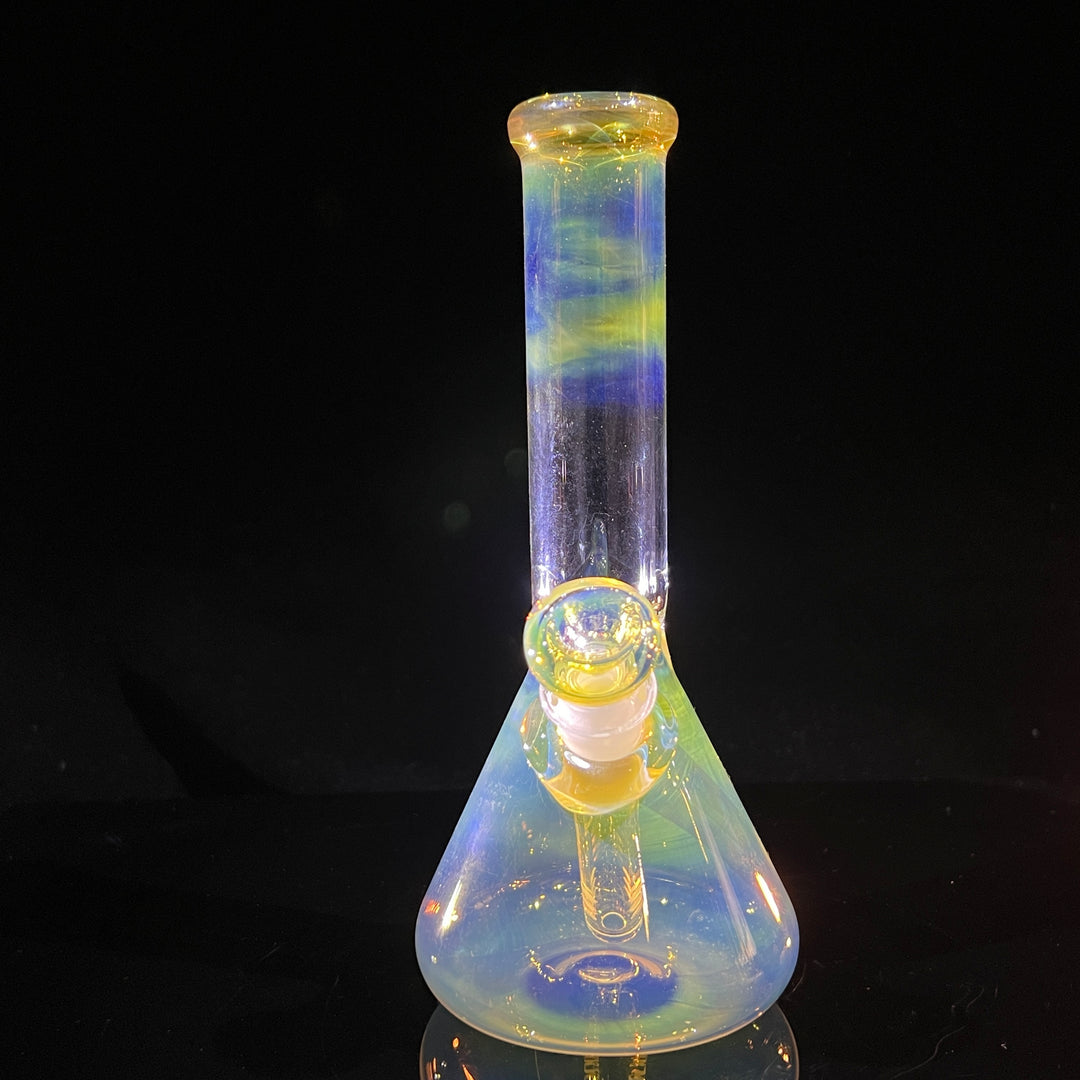 8" Fumed Beaker Bong Glass Pipe Mary Jane's Glass   