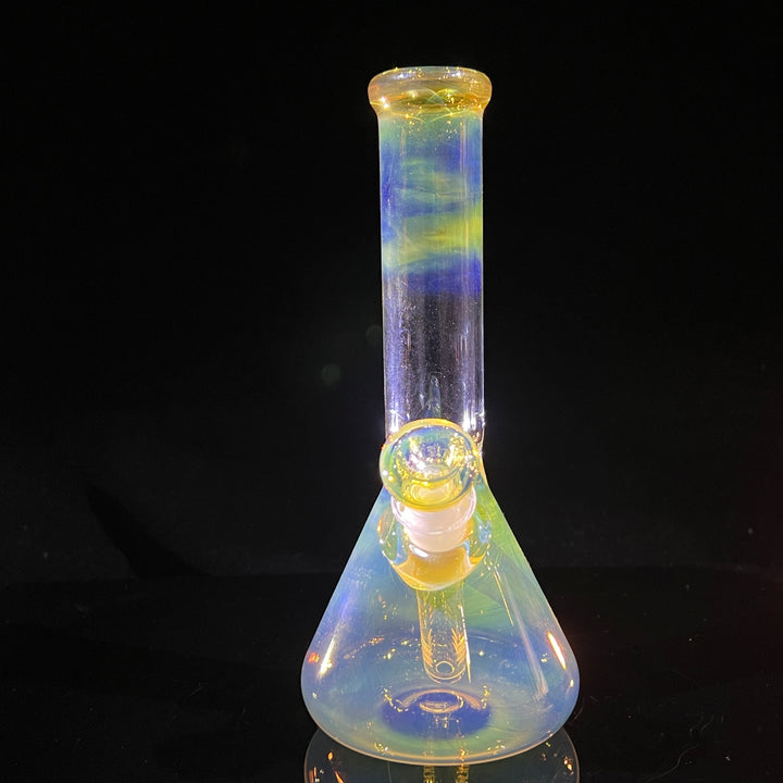 8" Fumed Beaker Bong Glass Pipe Mary Jane's Glass   