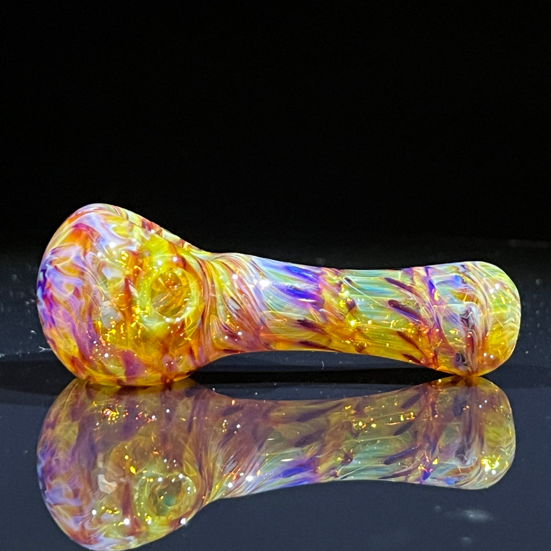 Multi-colored Purple Pipe Glass Pipe Jedi Glassworks