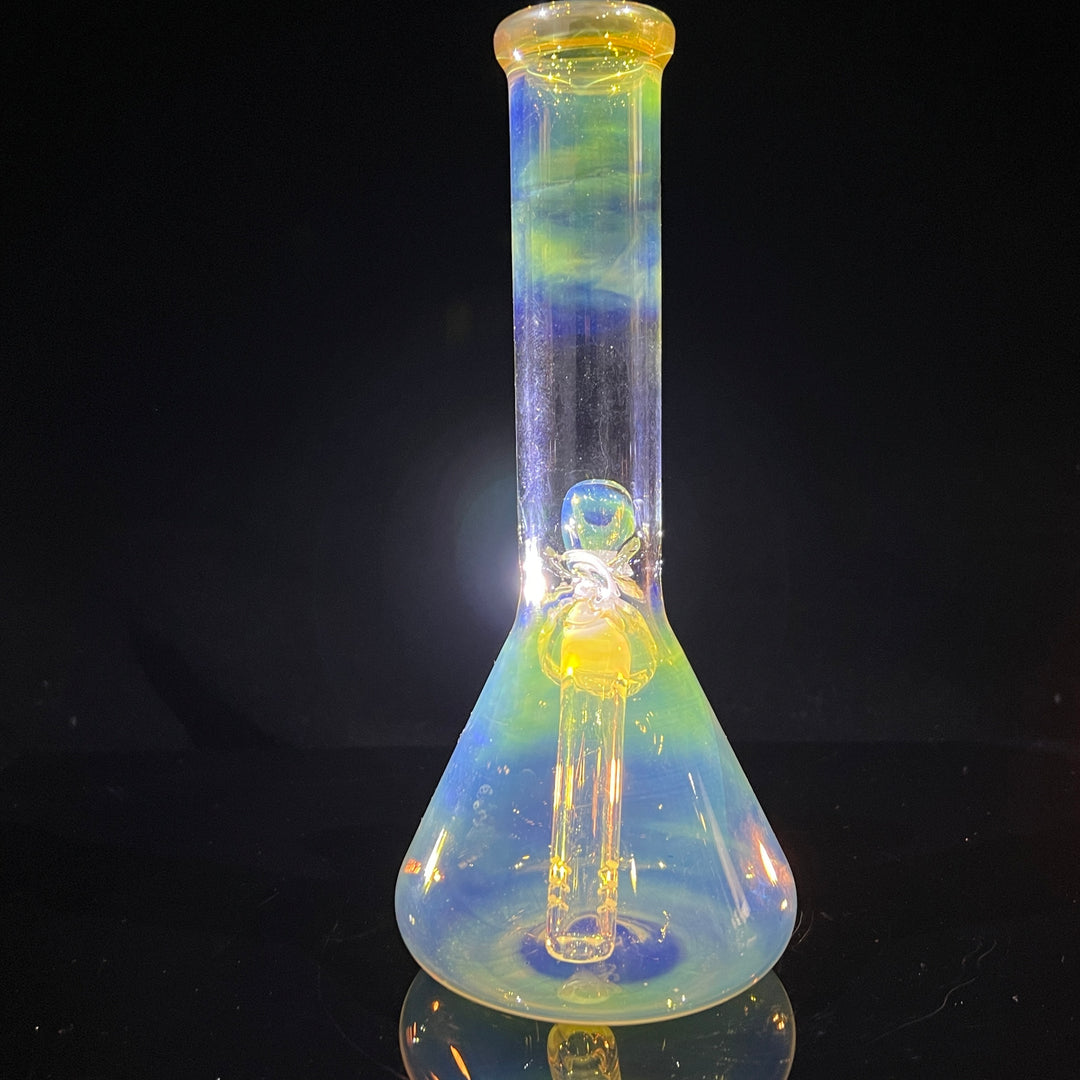 8" Fumed Beaker Bong Glass Pipe Mary Jane's Glass   