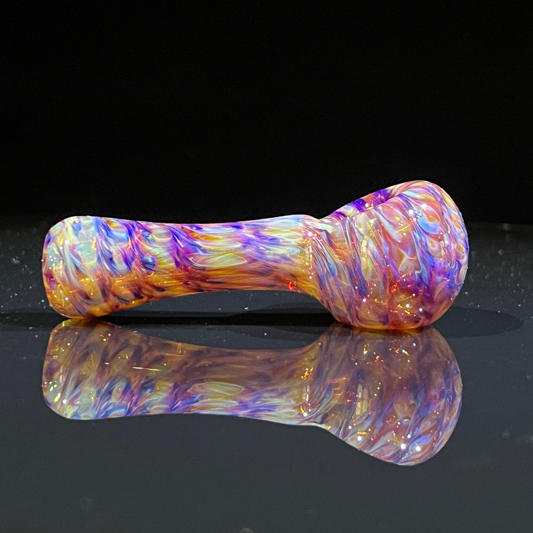 Multi-colored Purple Pipe Glass Pipe Jedi Glassworks